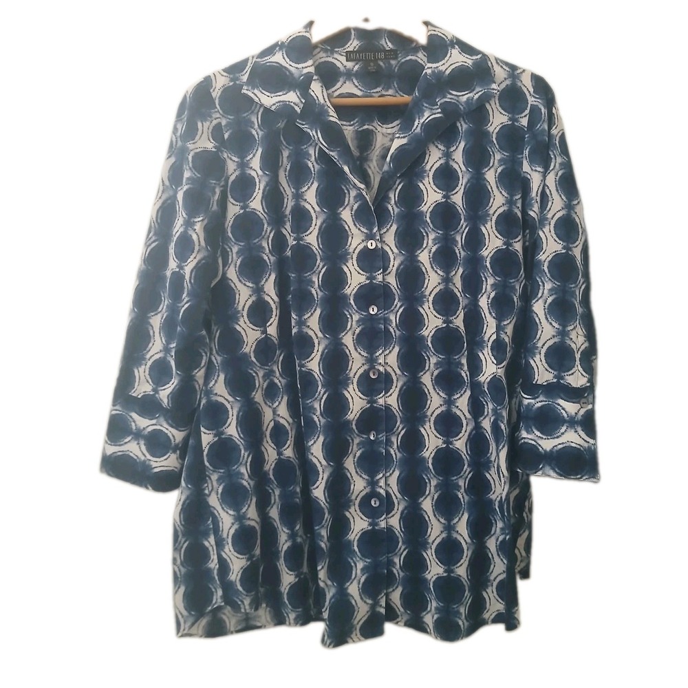 Lafayette 148 Button Up Blouse